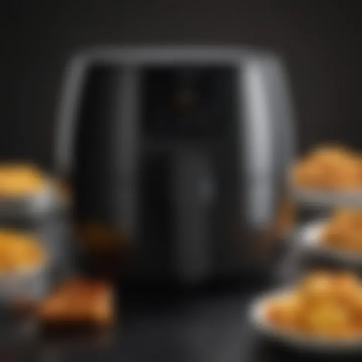 User-friendly interface of the Phillips Premium Air Fryer displaying control options