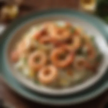 Garlic Shrimp Delight A vibrant plate of garlic shrimp with herbs