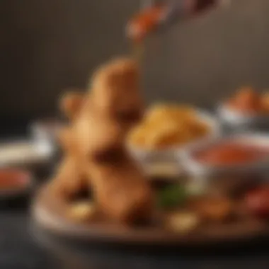 Delicious Dipping Sauces for Tenders Dipping sauces complementing air fried chicken tenders