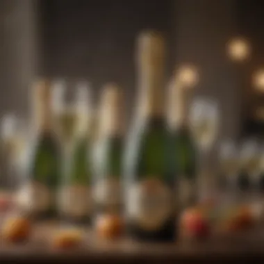 Celebration Enhanced by Prosecco Favor Bottles Festive event featuring Prosecco favor bottles
