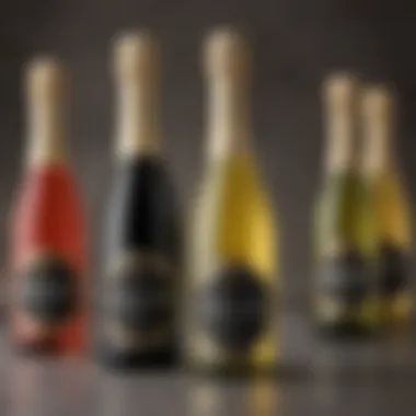 Unique Customization of Prosecco Favor Bottles Personalized Prosecco bottles with custom labels