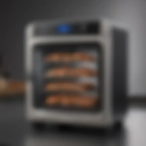 Detailed view of the Range Master Electric Smoker showcasing its sleek design and materials