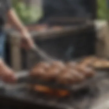 Safety precautions while rebuilding a grill