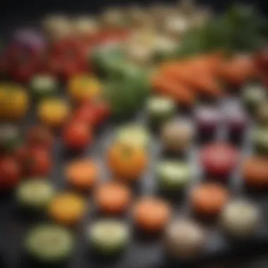 Fresh Vegetables for Sautéing A vibrant assortment of fresh vegetables ready for sautéing.