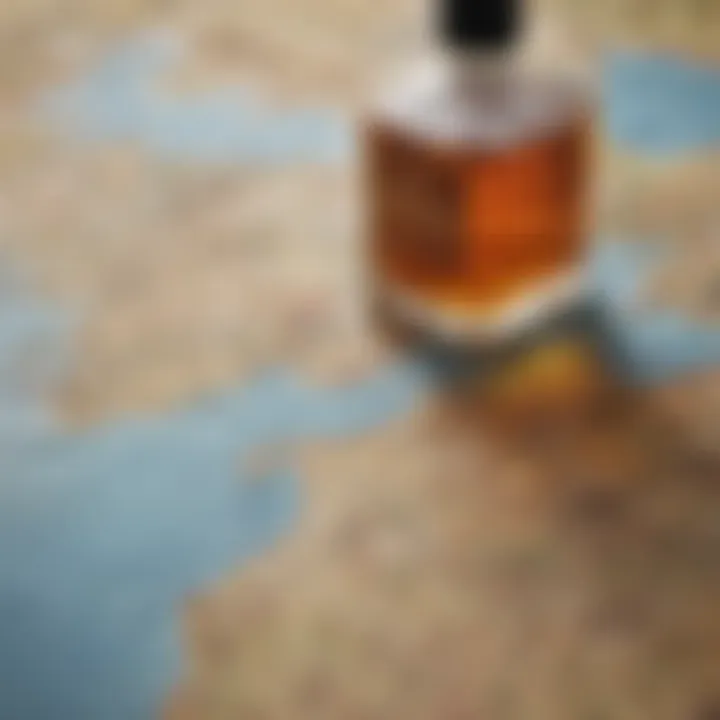 A detailed map of Scotch whisky regions