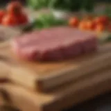 Different types of cutting boards for meat