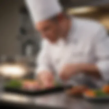 A chef analyzing the results of a sous vide experiment