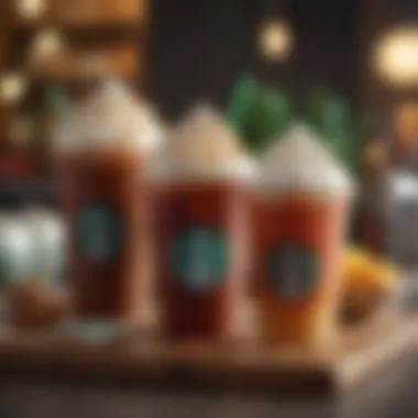 Seasonal Delights at Starbucks Seasonal Starbucks drinks presented in an inviting setting, highlighting festive options.