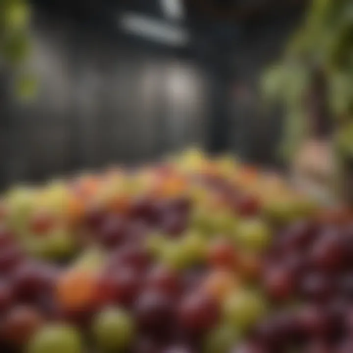 Ideal storage conditions for grapes