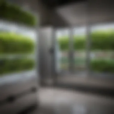 Refrigeration for Grape Preservation Refrigeration unit showcasing grape storage