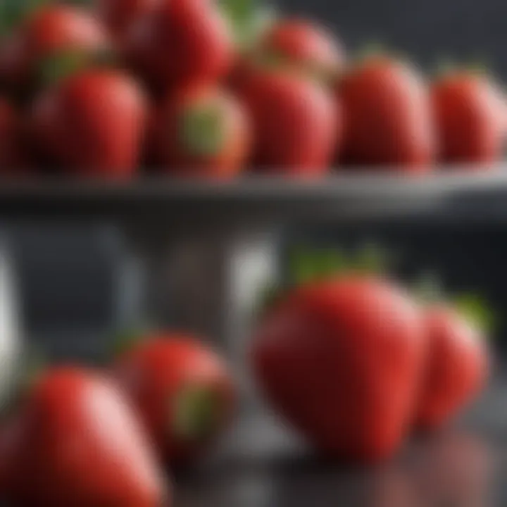 Nutritional benefits of strawberries illustrated