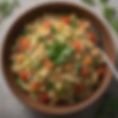 Nutritious Quinoa Salad with Fresh Herbs Delicious quinoa salad with herbs