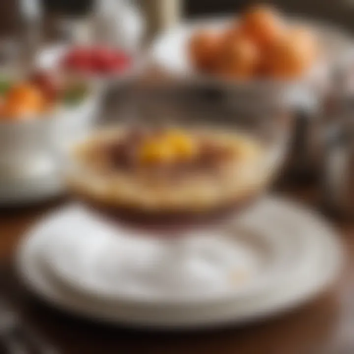 Care instructions for preserving vintage dish sets