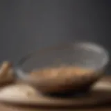 A sophisticated sieve highlighting various mesh sizes for culinary applications