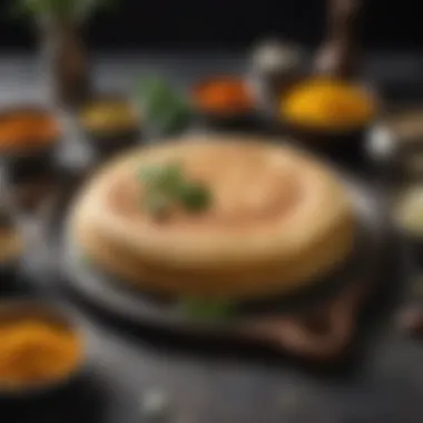 Key Ingredients of Ambur Dosa Ingredients arranged for preparing Ambur Dosa