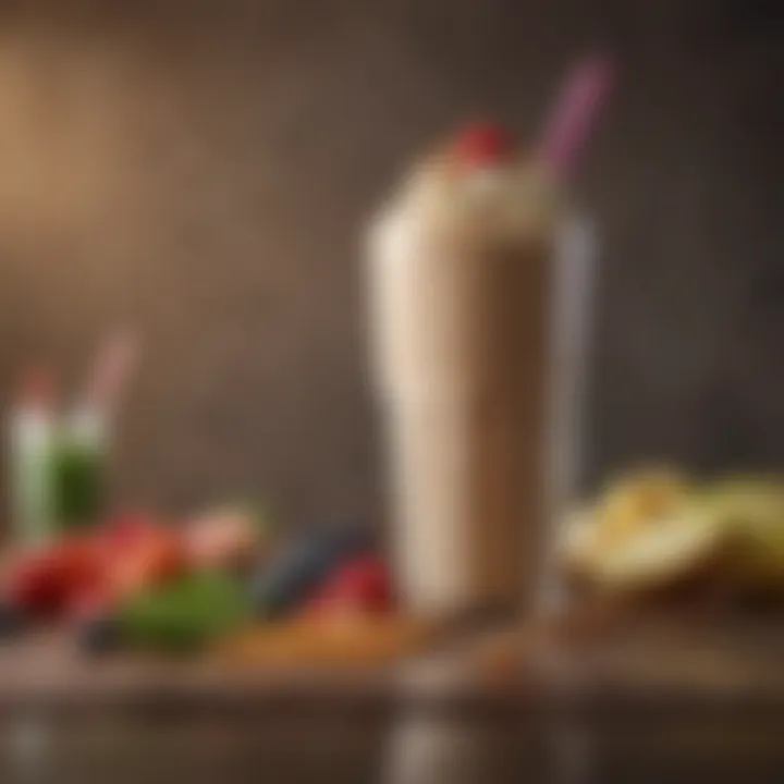 A personalized protein shake with added superfoods.