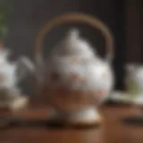 Elegant ceramic teapot reflecting traditional craftsmanship