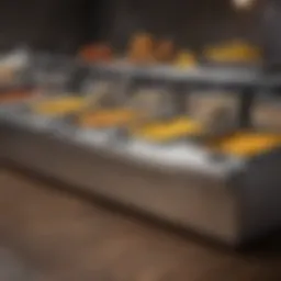 A variety of countertop fryers showcasing different designs and sizes