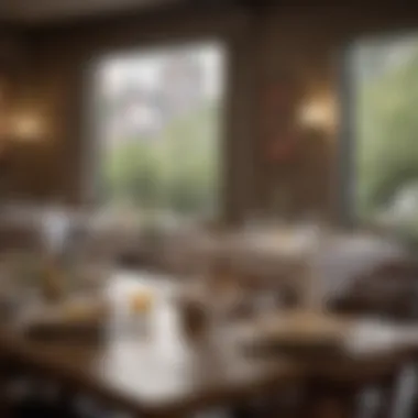 Sophisticated Ambiance of Charlotte's Dining Scene Elegant dining setup at a Charlotte restaurant