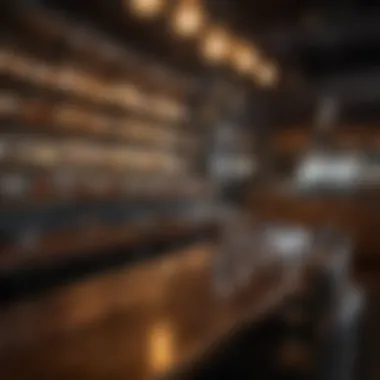Chic Bar Atmosphere in Charlotte's Hotspots A trendy bar scene within a popular Charlotte eatery