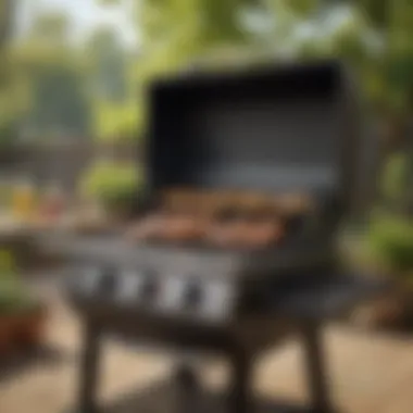 Maintenance Tips for Longevity A well-maintained grill set displayed in an outdoor setting