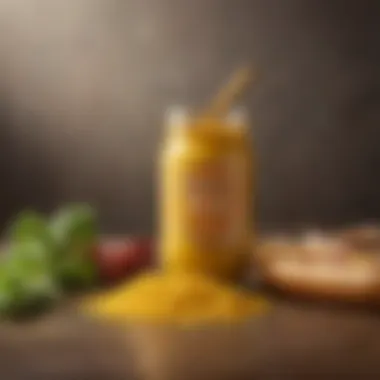Artistic Mustard Arrangement An artistic arrangement of different mustard varieties
