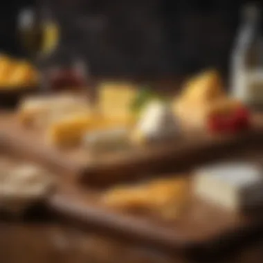 Perfect Cheese Pairings Cheese pairings presented with fresh ingredients