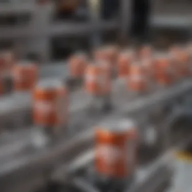 Efficiency in Motion: Automated Can Sealing Modern automated can sealing system in action