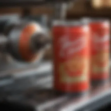 A vintage can sealing machine showcasing its intricate mechanics