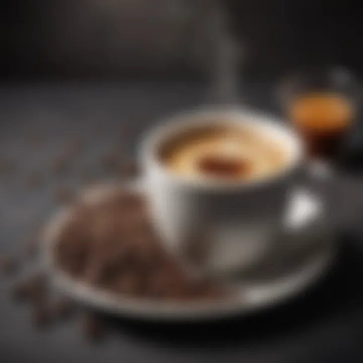 Visual comparison of different coffee flavor profiles and notes