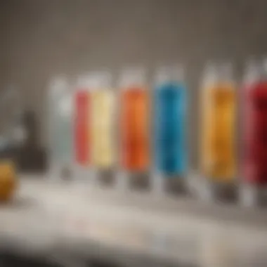 Diverse Hydration Options A beautifully arranged hydration station with various beverages