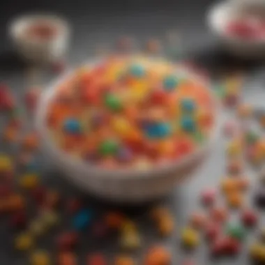 Consumers enjoying jelly beans in a casual setting