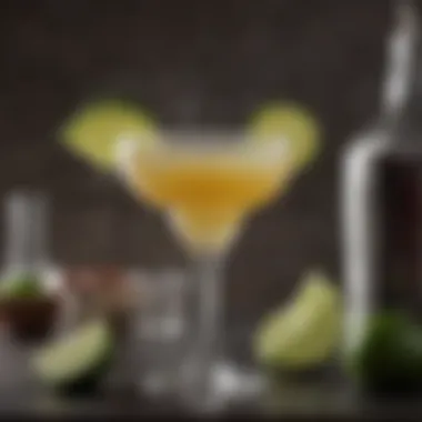 A selection of garnishes enhancing the margarita experience