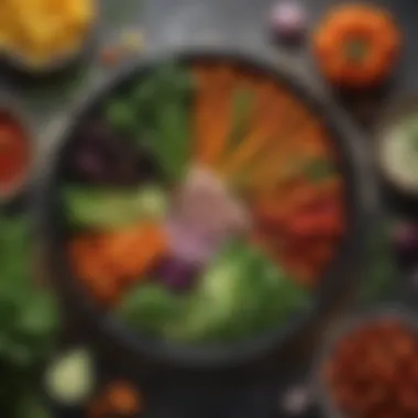 Essential Vegetables in Persian Cuisine Lush garden showcasing key Persian vegetables