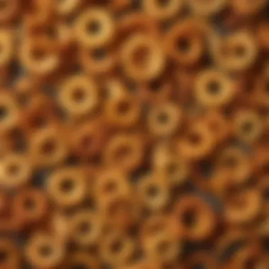 Assorted Air Fried Snacks An assortment of air fried snacks including fries and onion rings.