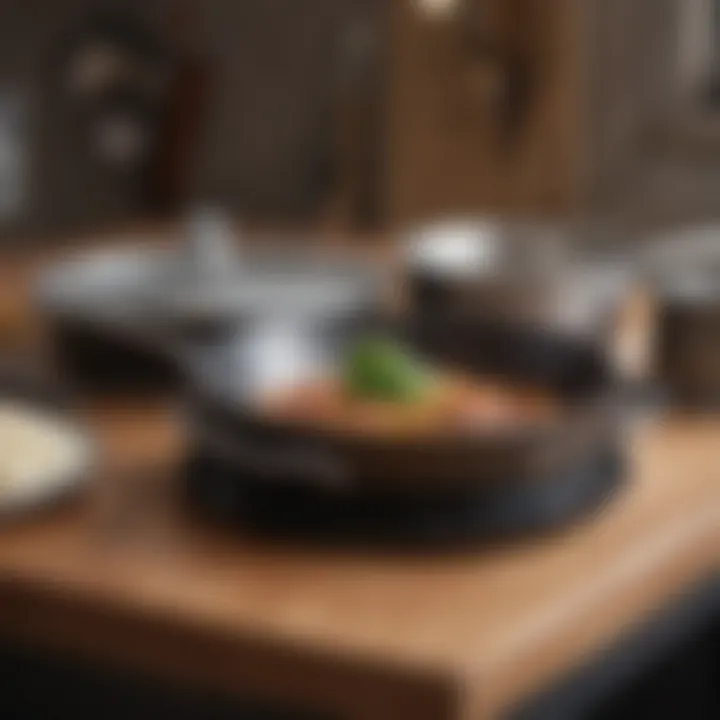 An assortment of cookware items emphasizing maintenance and care tips.