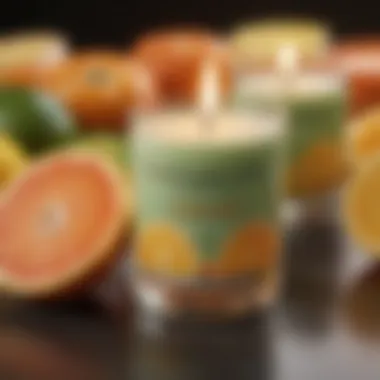 Citrus Vibrance A vibrant collection of fresh citrus scented candles.