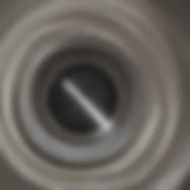Clogged Vent Pipe in Dryer System Image depicting a clogged vent pipe
