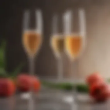 The Allure of Tulip Champagne Glasses Elegant tulip champagne glass with sparkling beverage
