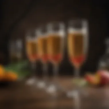 A Journey Through the History of Tulip Glasses Historical collection of vintage tulip champagne glasses