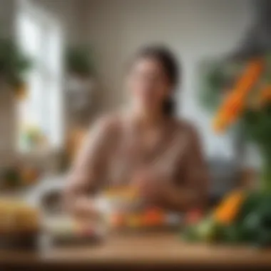 Emotional Wellness: The Joy of Regular Floral Interactions A person enjoying the calming effect of flowers at home