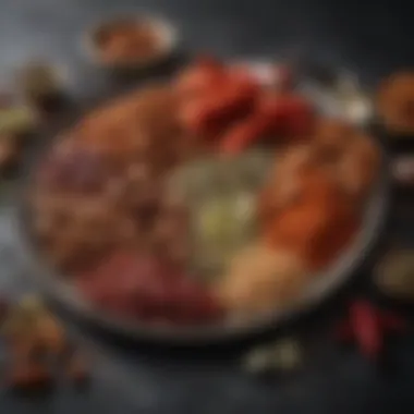 Essential Spices for Chorizo Flavor An assortment of spices commonly used in chorizo preparation