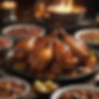 Cultural Diversity in Dark Meat Chicken Dishes An assortment of dark meat chicken dishes from various cultures.