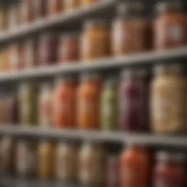 Storage Recommendations Highlighted on Labels Jar label emphasizing storage recommendations