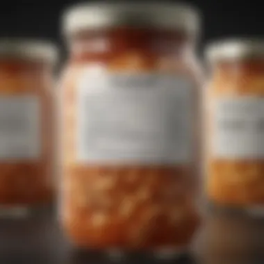 Usage Instructions Presented on Labels Visually appealing jar label with usage instructions