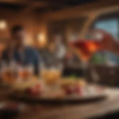 A cultural celebration featuring lite alcohol drinks in a vibrant setting.