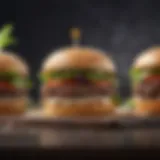 A close-up view of plant-based ingredients used in the Impossible Burger.