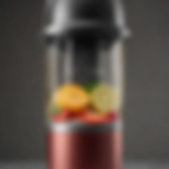 Detailed view of a standard Nutribullet blade showcasing its sharp edges.