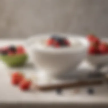Culinary Applications of 0% Greek Yogurt Creative dishes featuring 0% Greek yogurt as a primary ingredient.