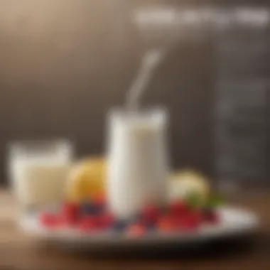 Health Benefits of Low-Fat Dairy Infographic showing the health benefits of incorporating low-fat dairy into diets.
